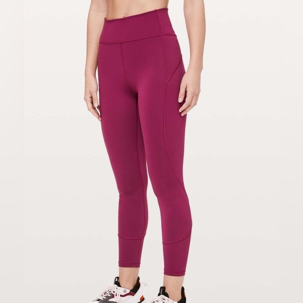 Lululemon In Movement 7/8 Leggings in Star Ruby Size 10